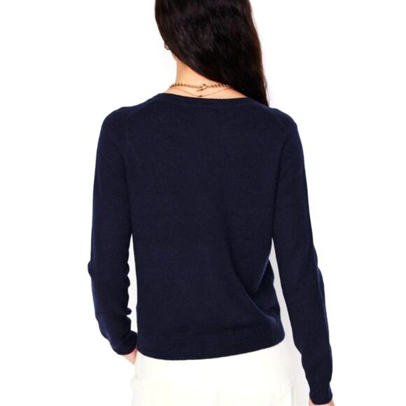 Boden Navy Blue Cashmere Sweater | Size S - Picture 7 of 8